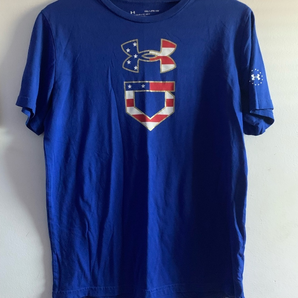 Under Armour youth XL Blue T-Shirt